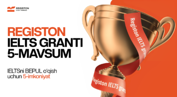 1400 nafar yoshlar uchun BEPUL IELTS o‘qish imkoniyati | Registon IELTS Granti 5-mavsum