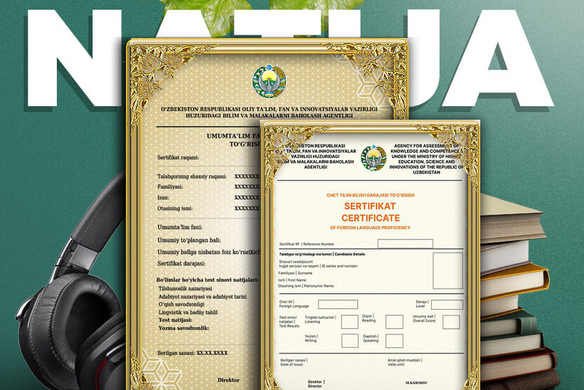Milliy sertifikat imtihonlari natijalari e’lon qilindi
