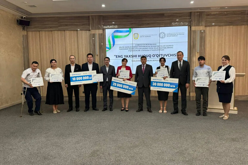 O‘zbekistonda “Eng yaxshi huquq o‘qituvchisi” respublika ko‘rik-tanlovi start olmoqda